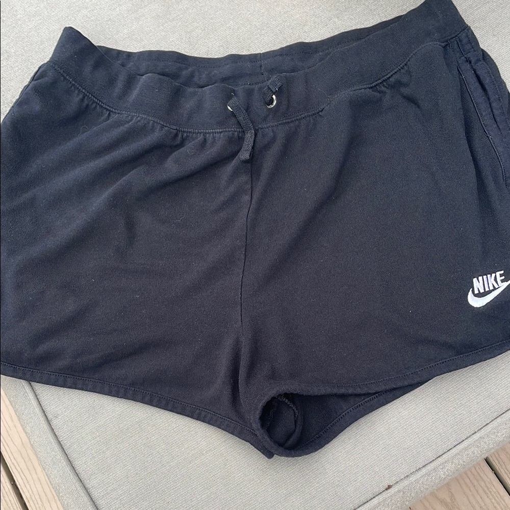 Nike Black Athletic Shorts with Elastic Waistband